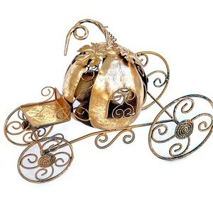Pumpkin Coach Carriage Centerpiece Home Decor Cinderella Pumpkin Carriage